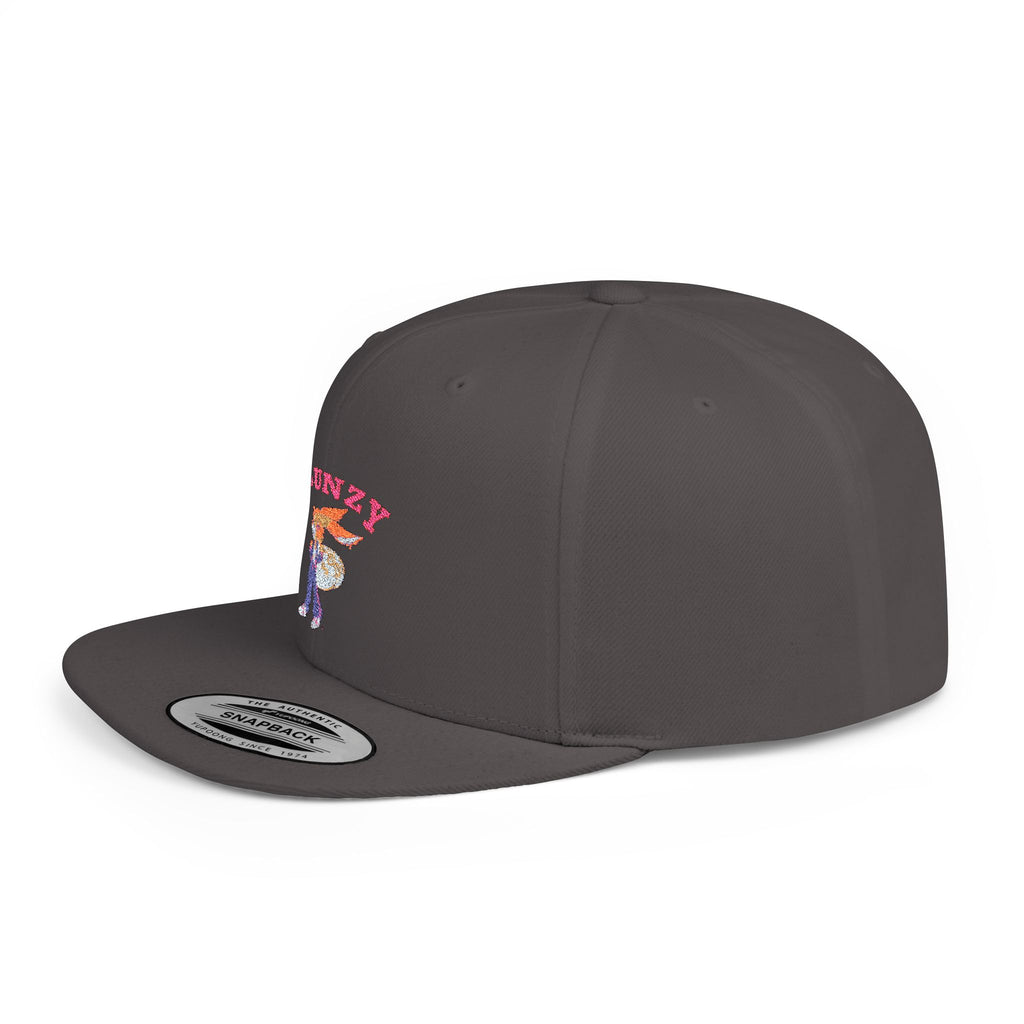 JBUNZY Flat Bill Snapback Hat, Streetwear Cap