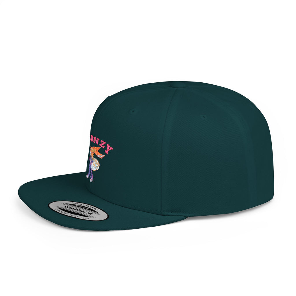 JBUNZY Flat Bill Snapback Hat, Streetwear Cap