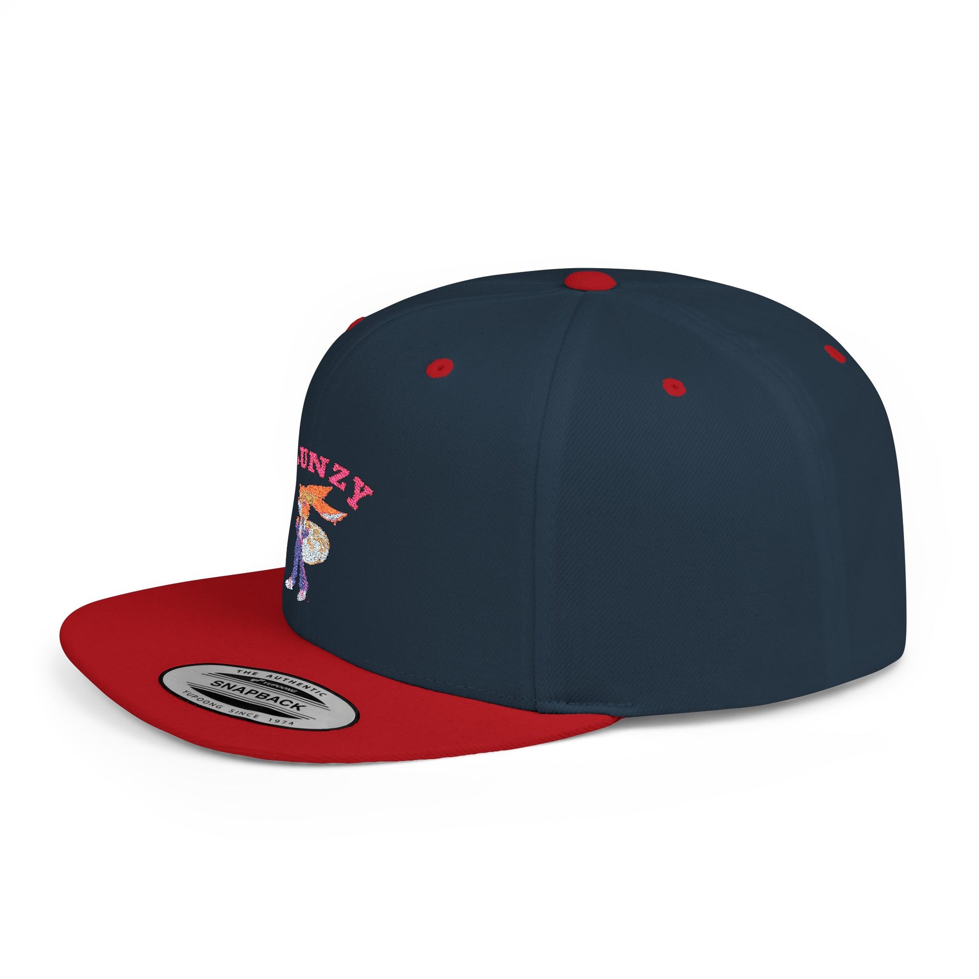 JBUNZY Flat Bill Snapback Hat, Streetwear Cap
