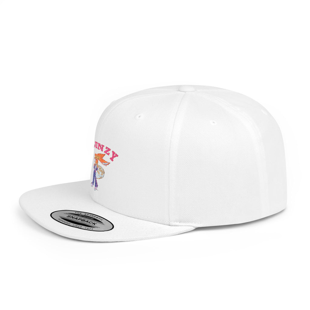 JBUNZY Flat Bill Snapback Hat, Streetwear Cap